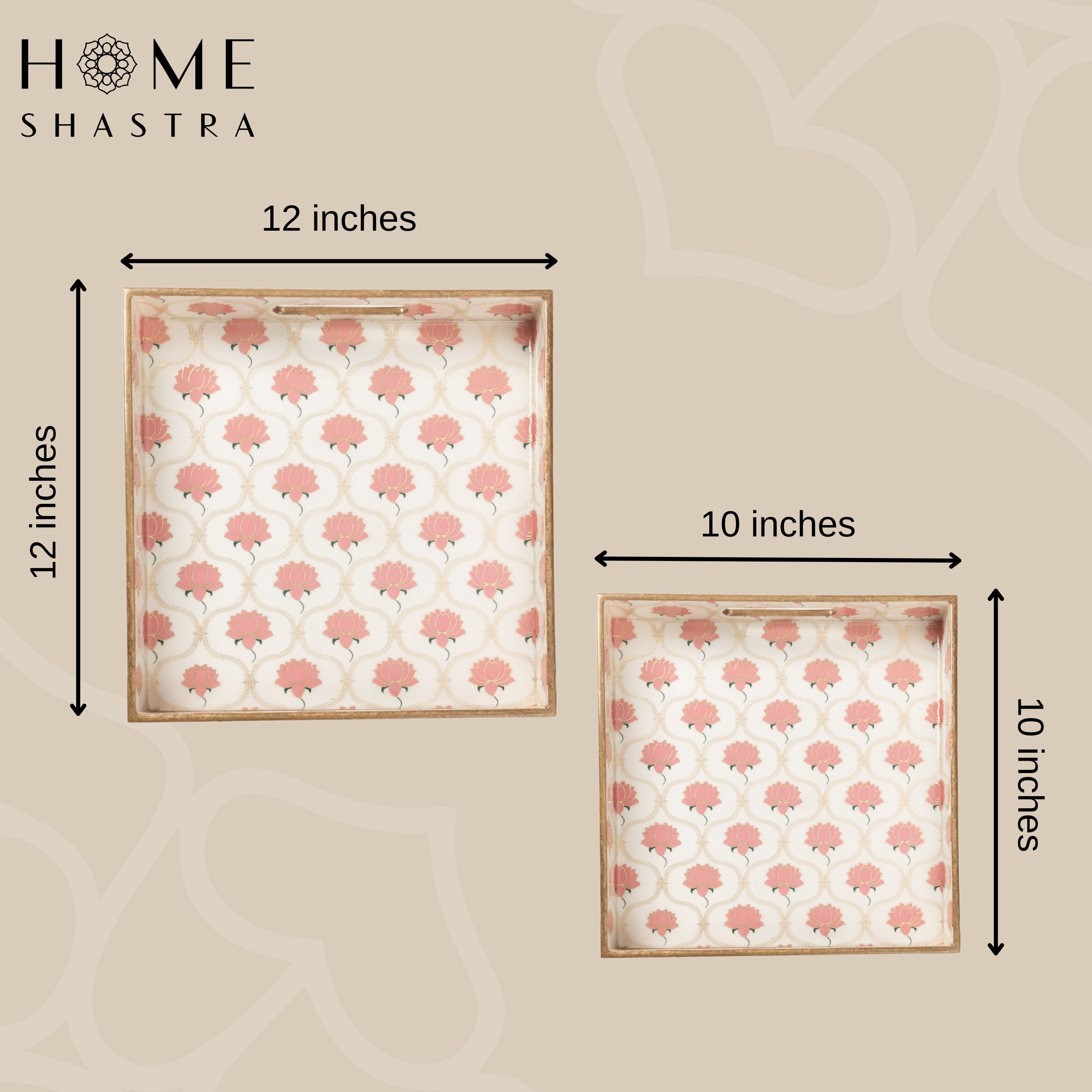 Kamal Square Trays Set