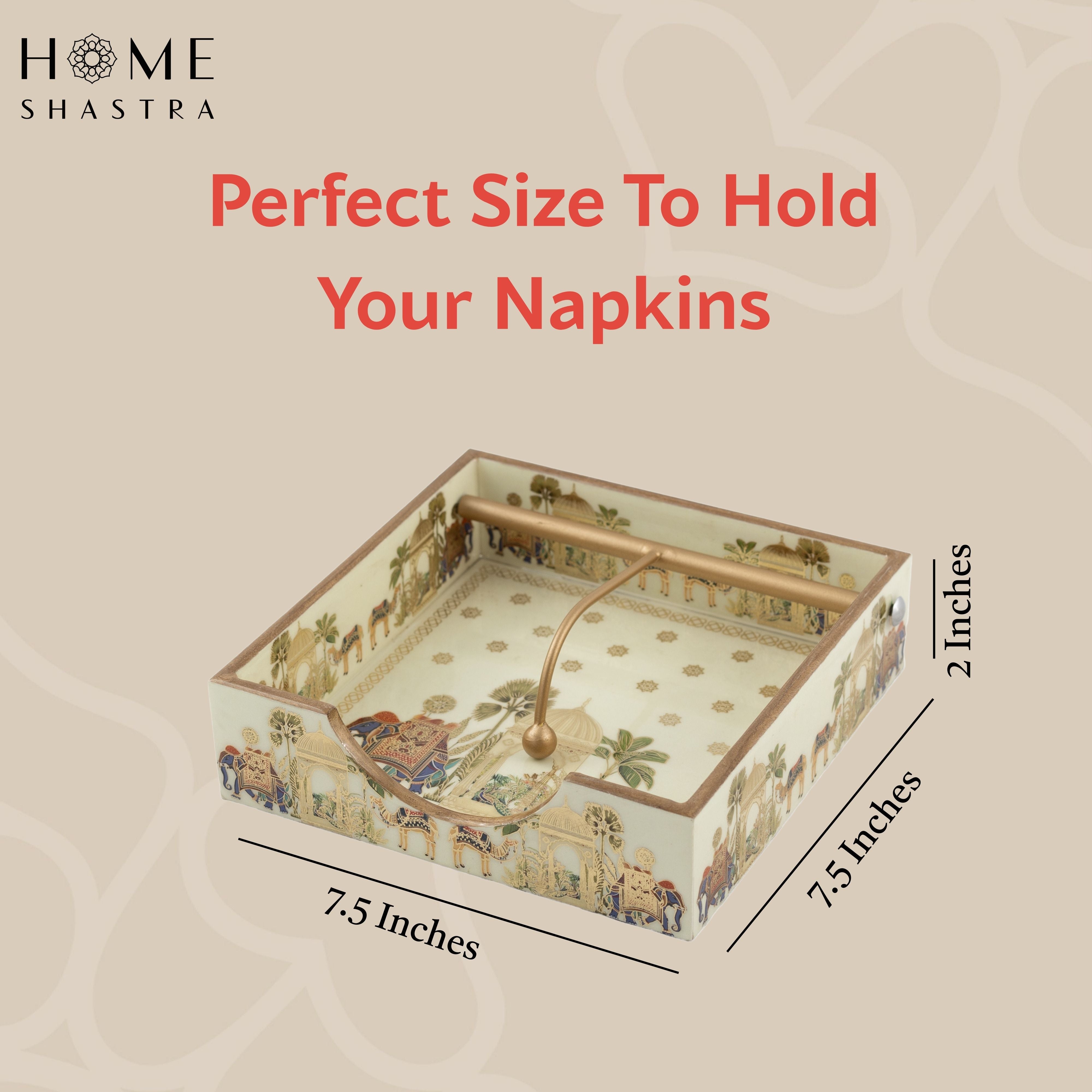 Royal Camel Napkin Holder