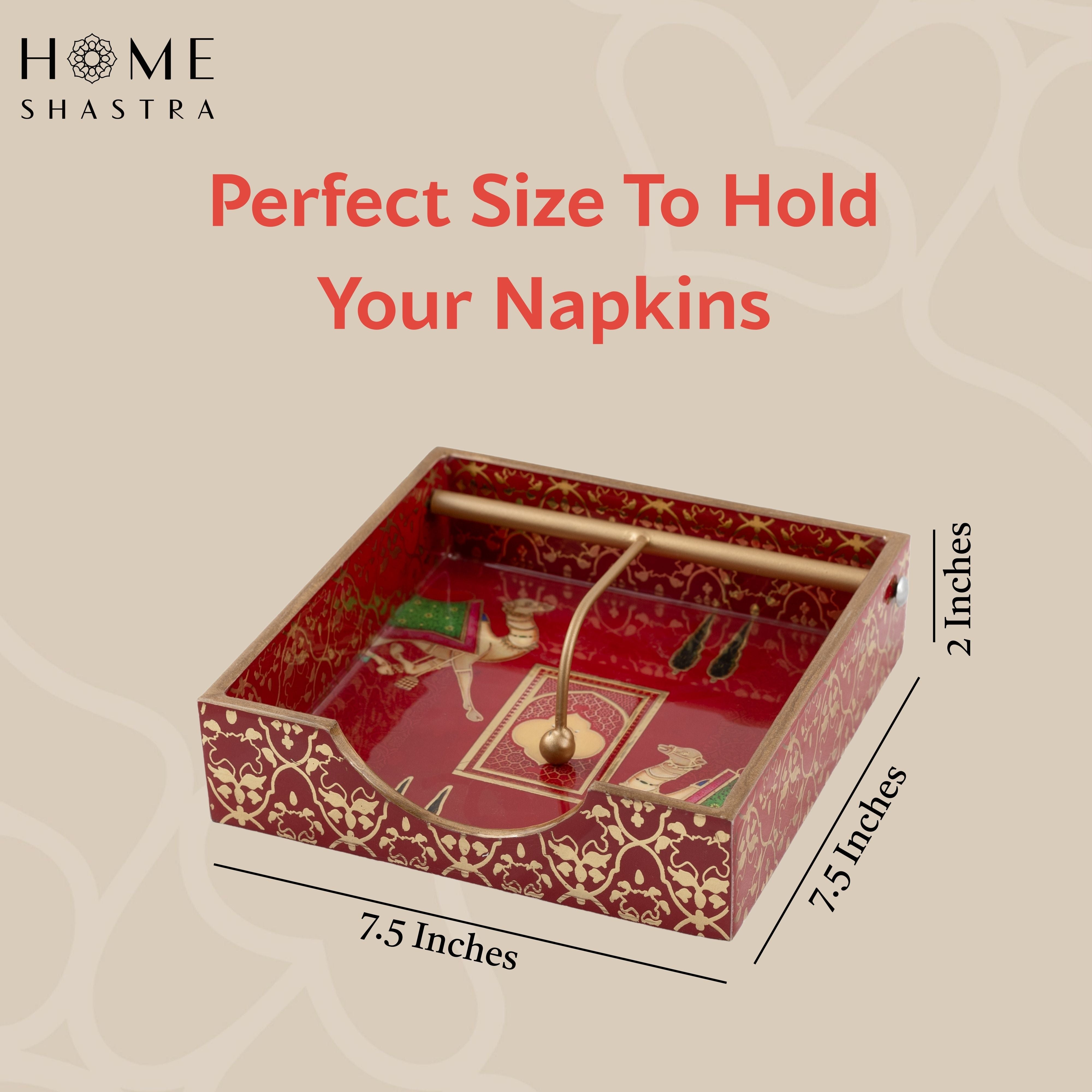 Red Camel Napkin Holder