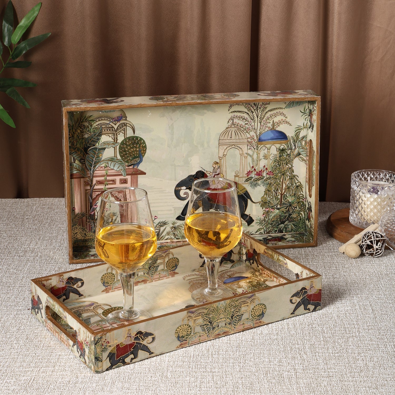 Royal Elephant Tray Large Medium