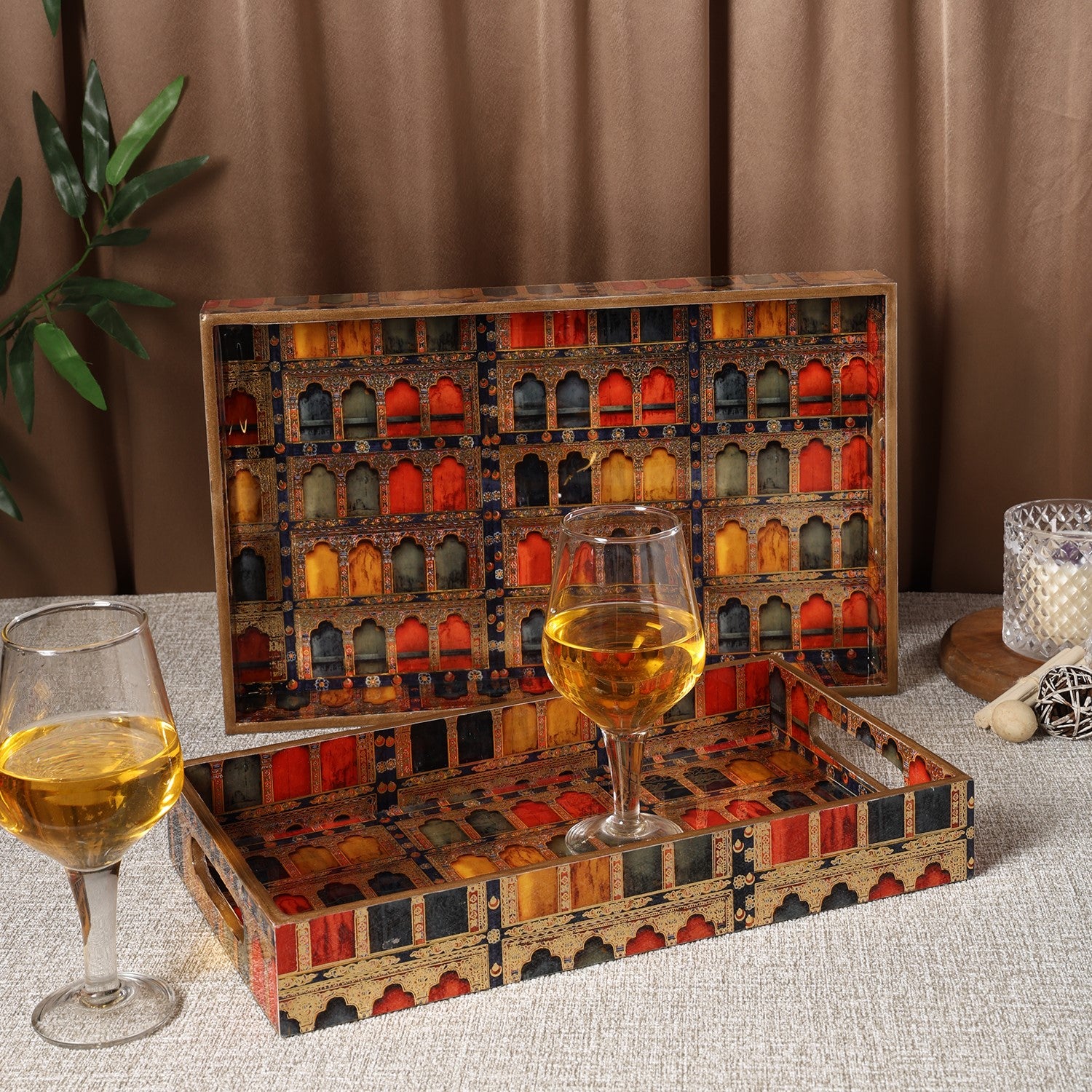 Jharokha Tray Large Medium