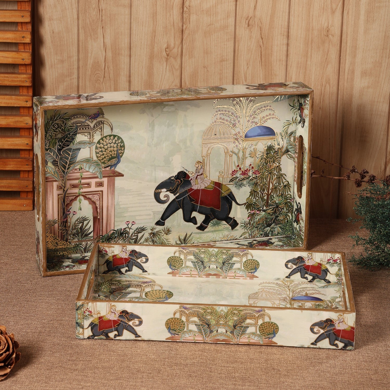 Royal Elephant Tray Large Medium