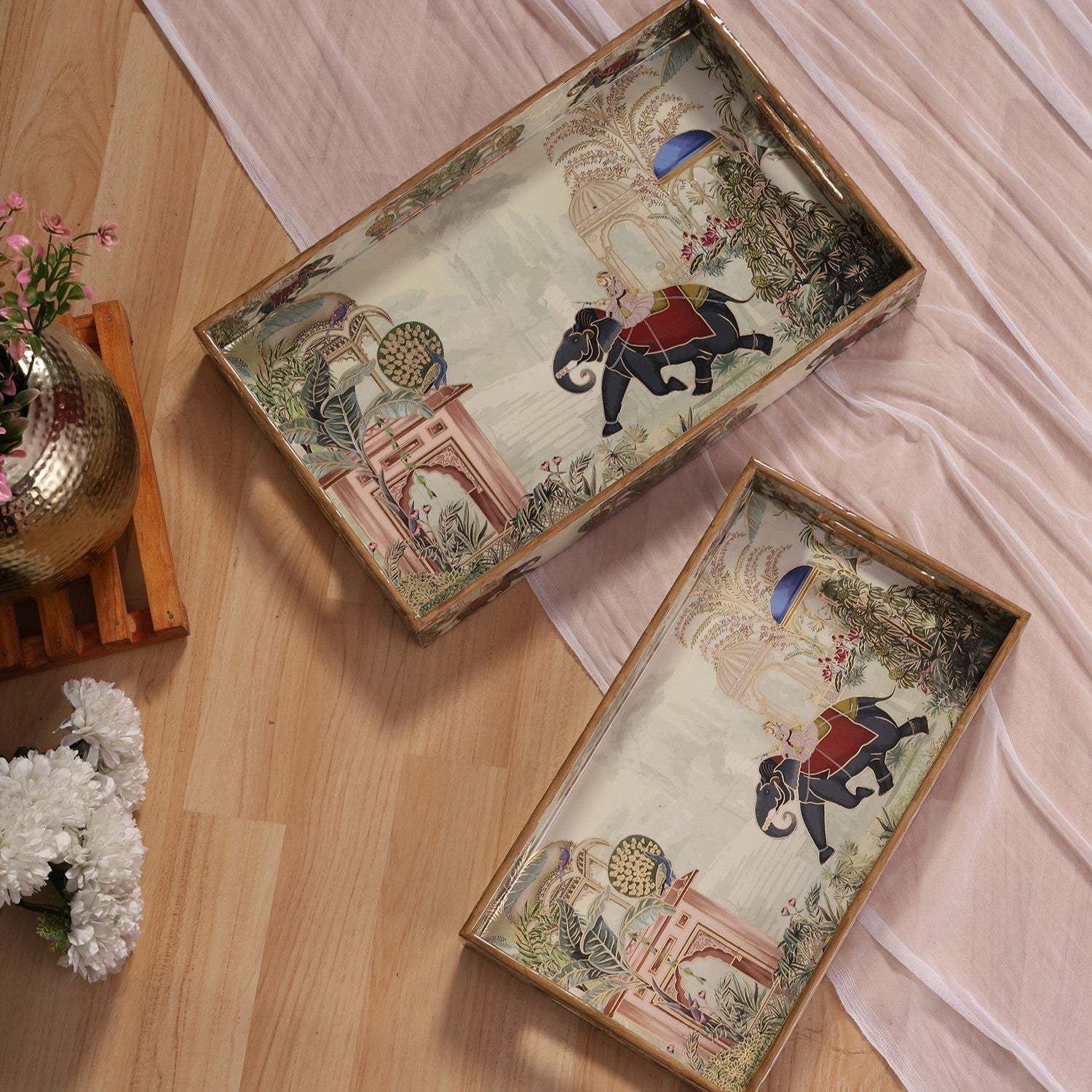 Royal Elephant Tray Large Medium