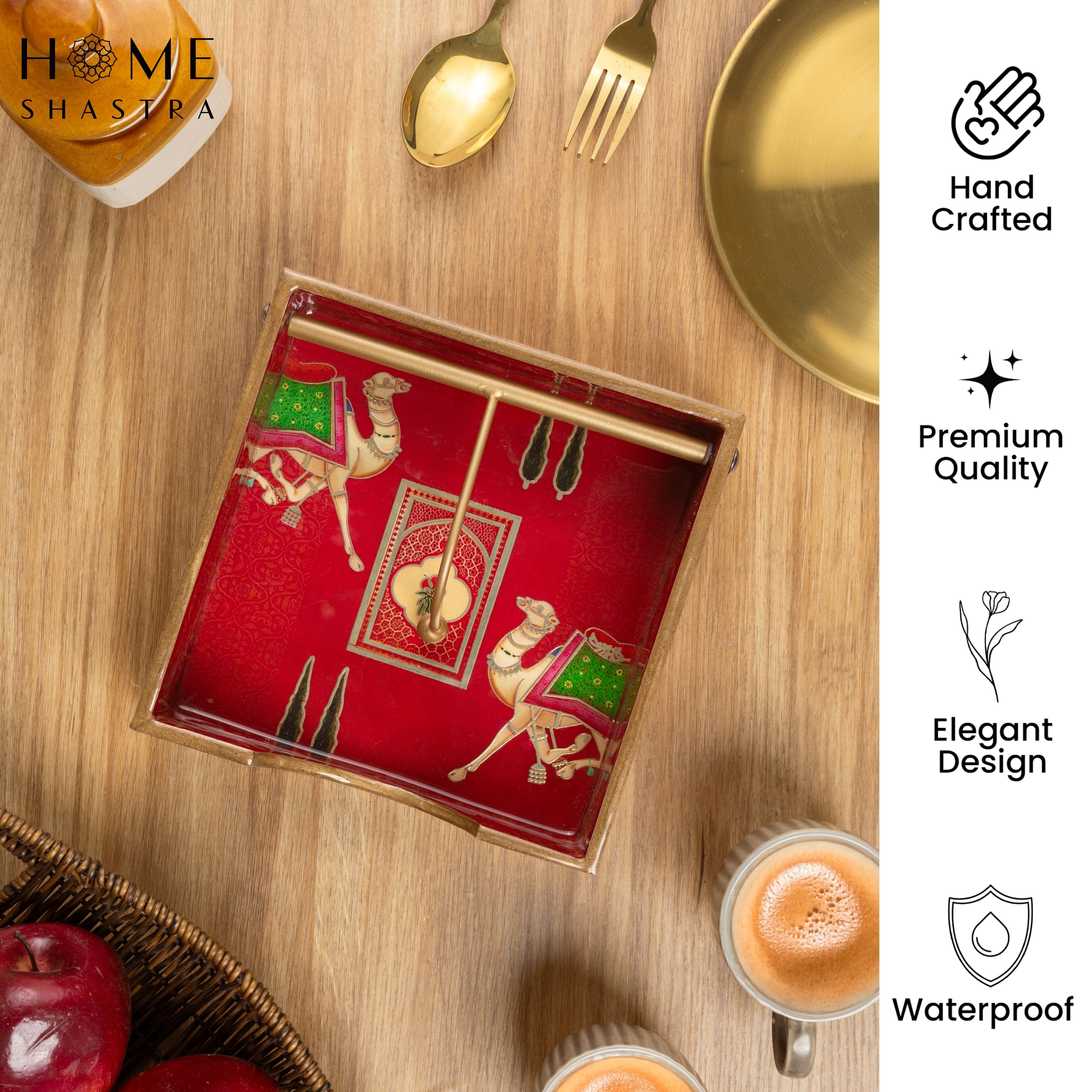 Red Camel Napkin Holder