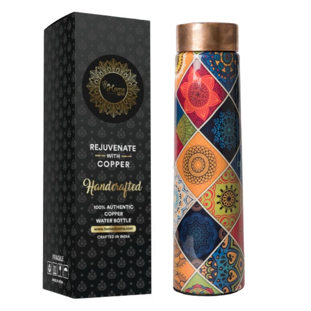 Moroccan Red Copper Bottle