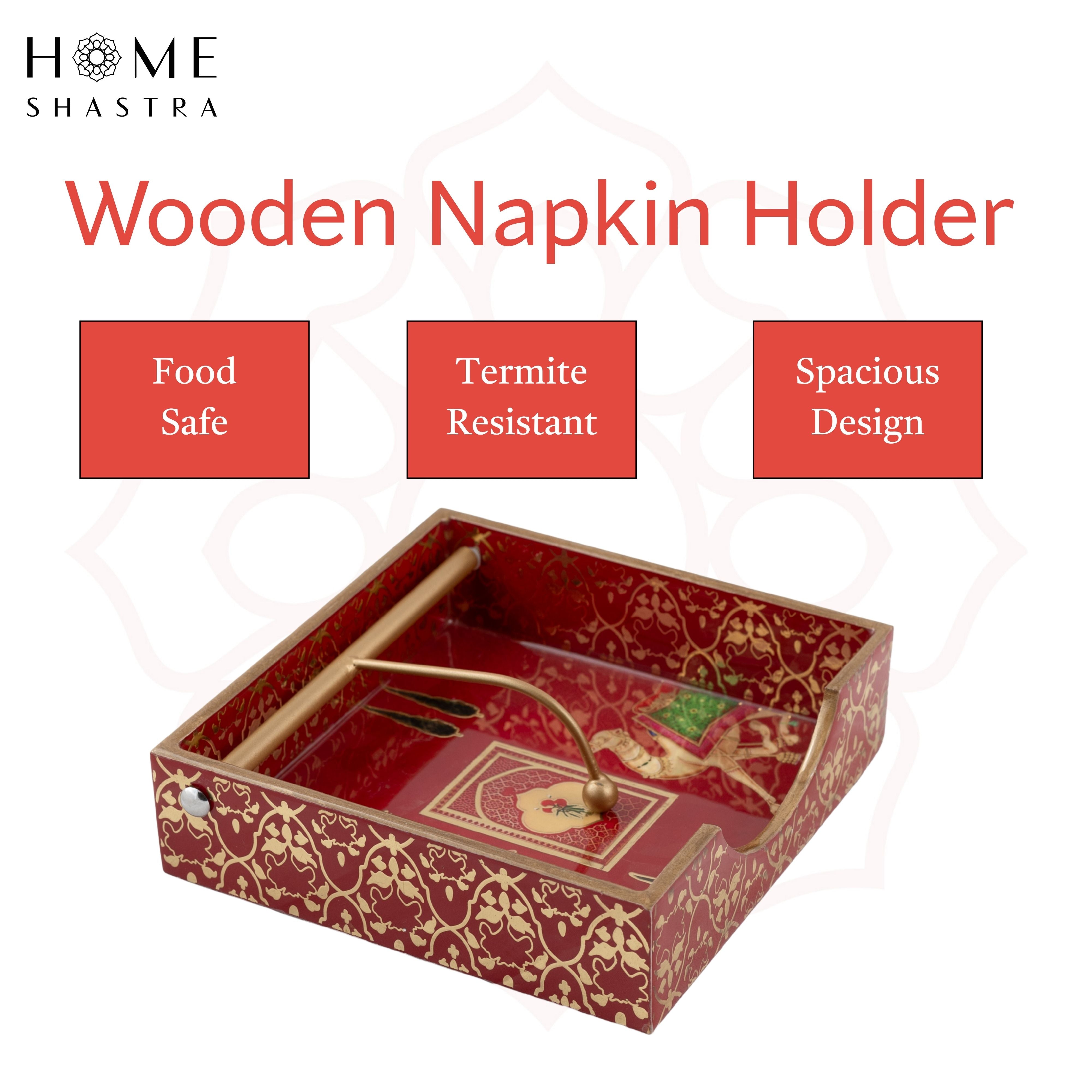 Red Camel Napkin Holder