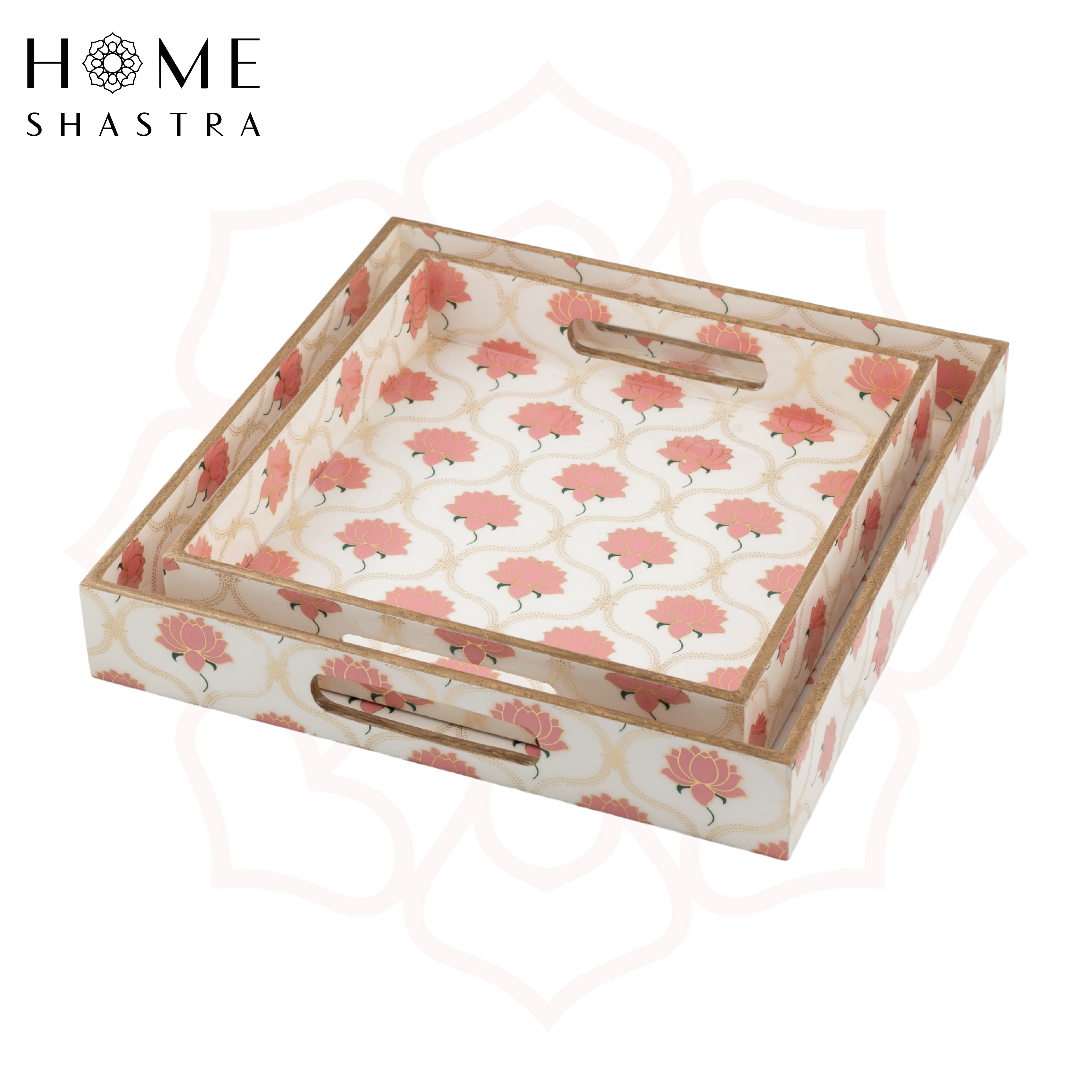 Kamal Square Trays Set