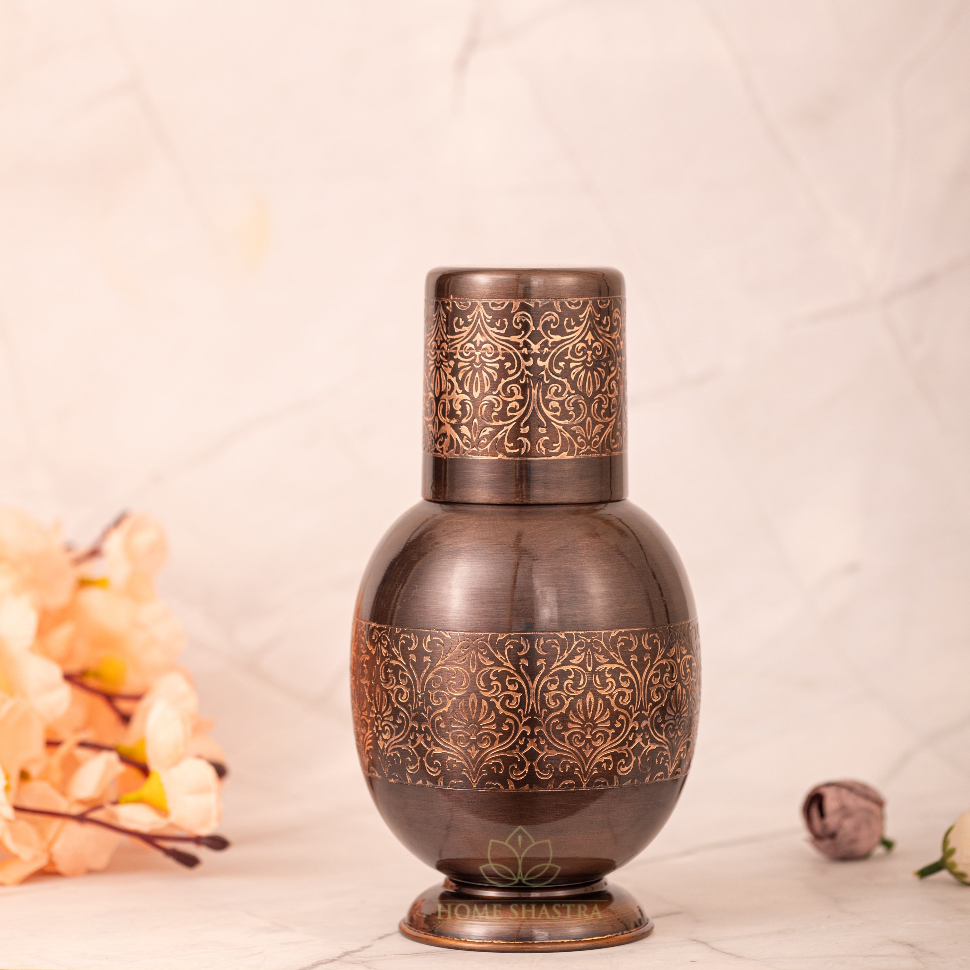 Antique Copper Surahi