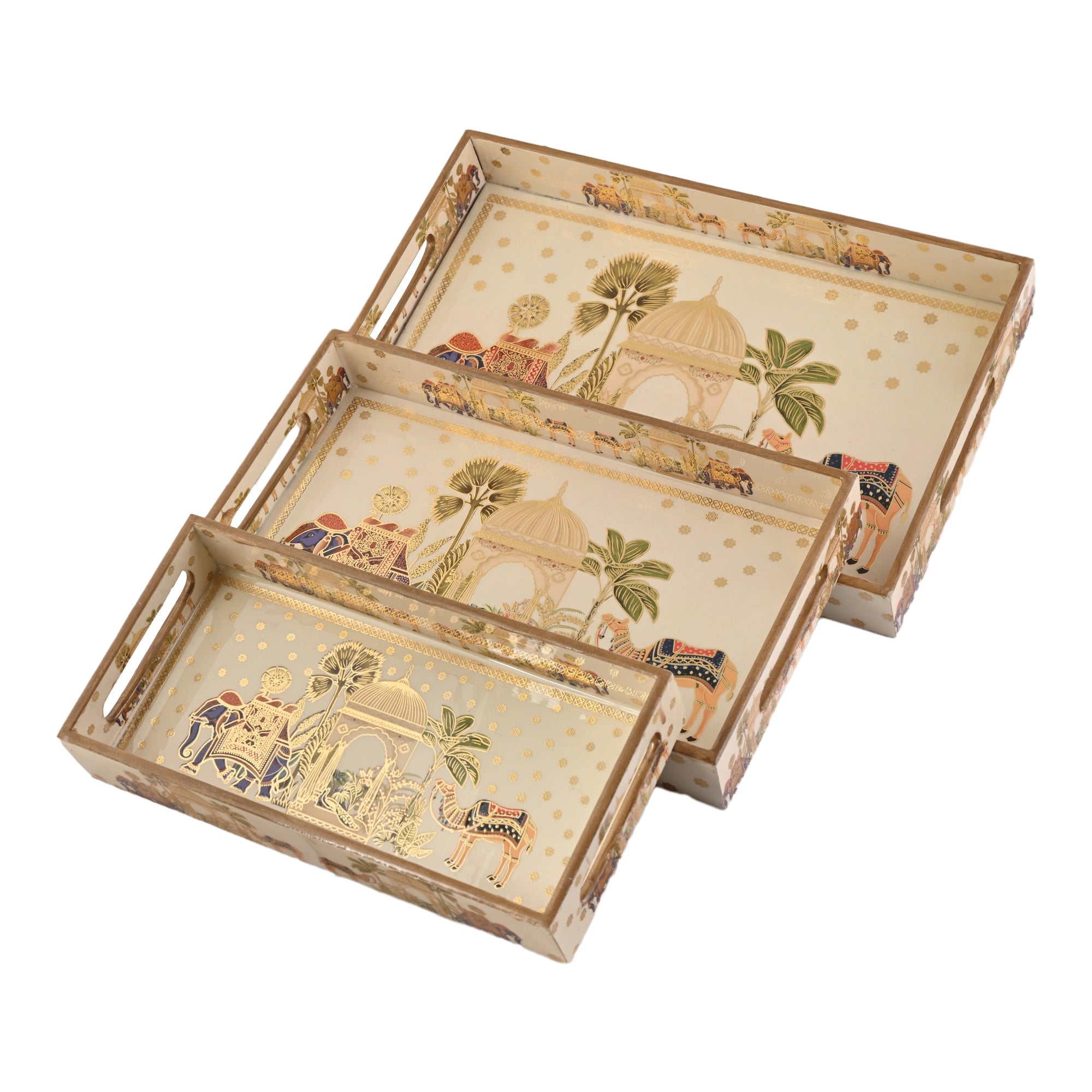 Royal Camel Tray Set Of 3