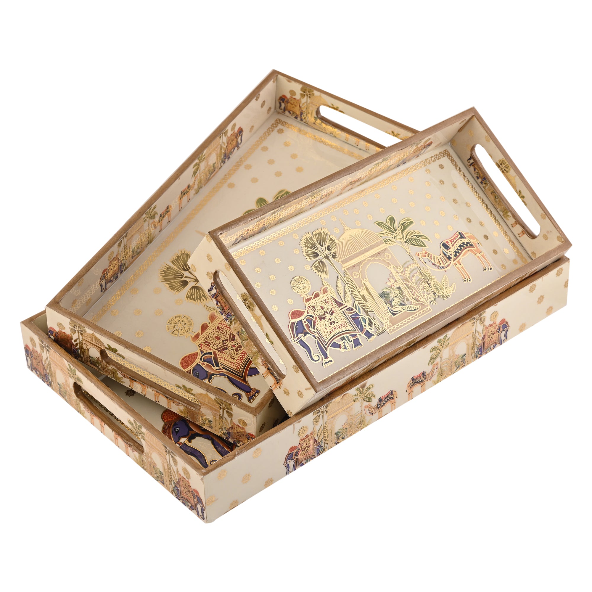 Royal Camel Tray Set Of 3