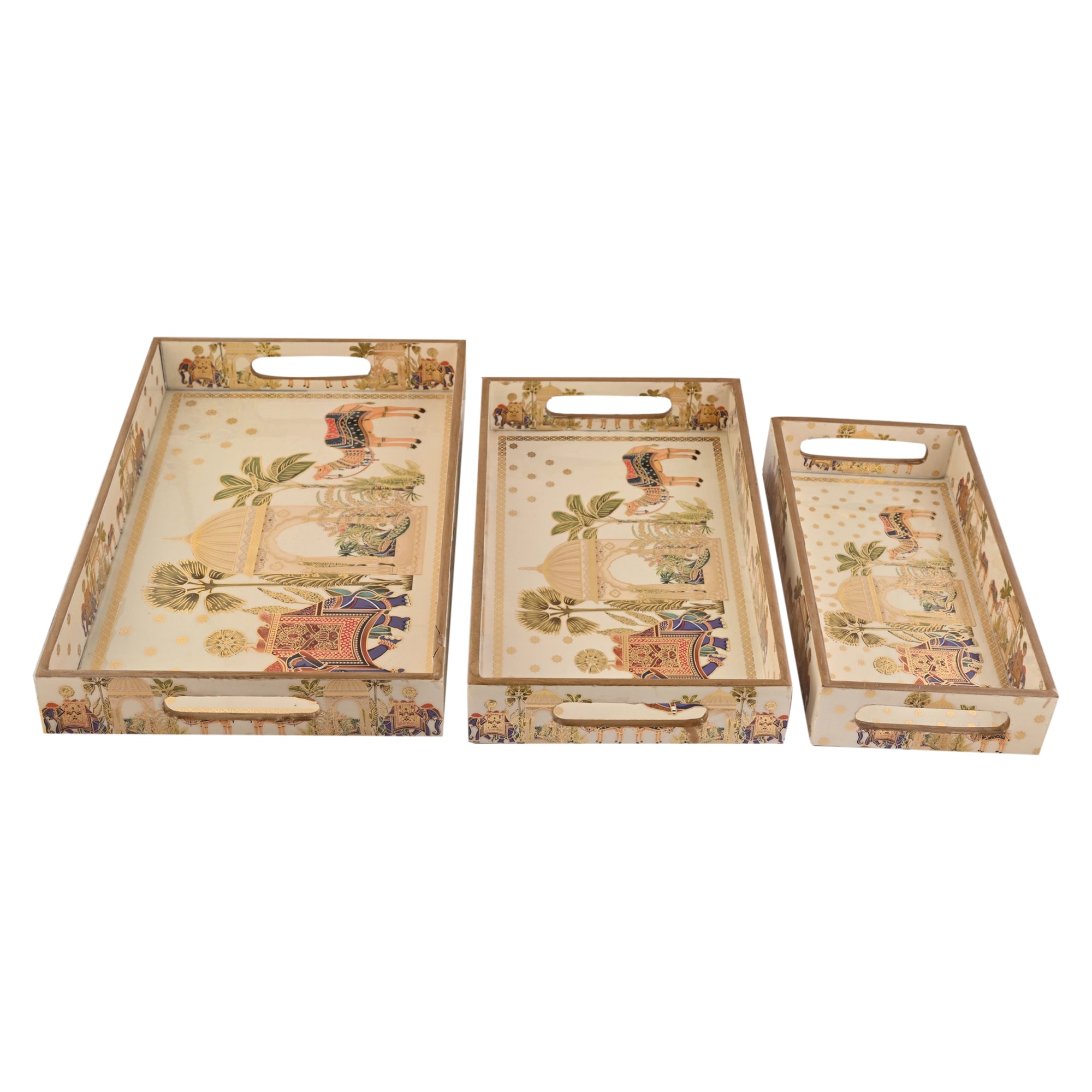 Royal Camel Tray Set Of 3