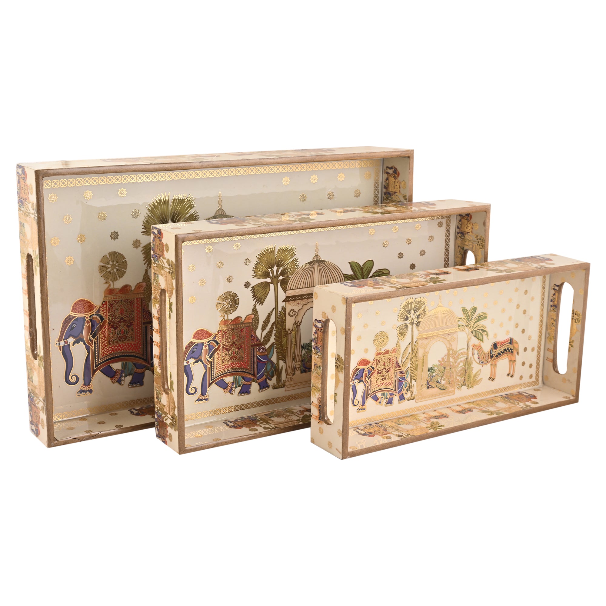 Royal Camel Tray Set Of 3