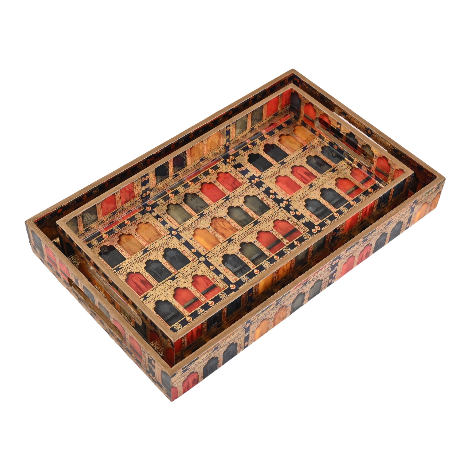 Jharokha Tray Large Medium