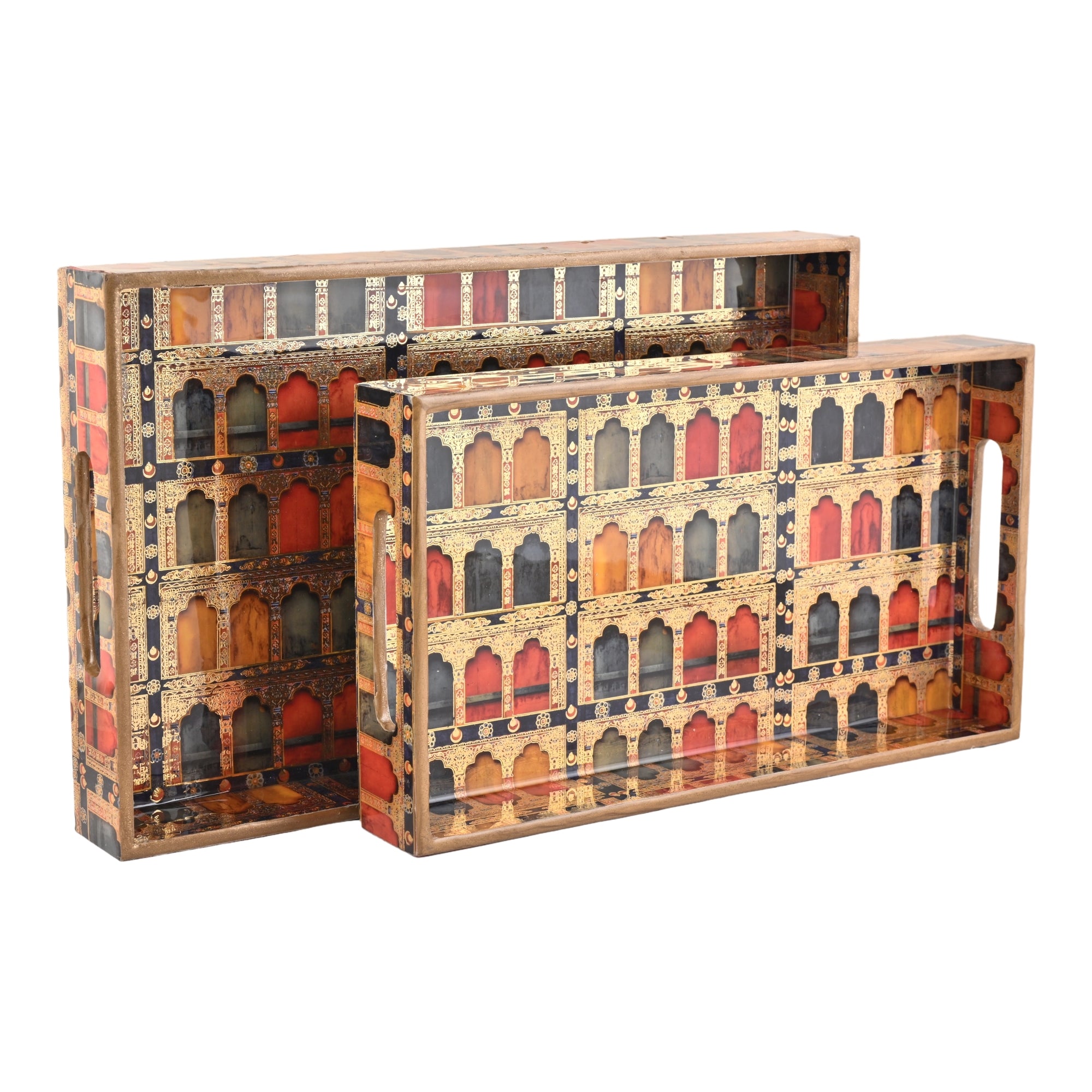 Jharokha Tray Large Medium