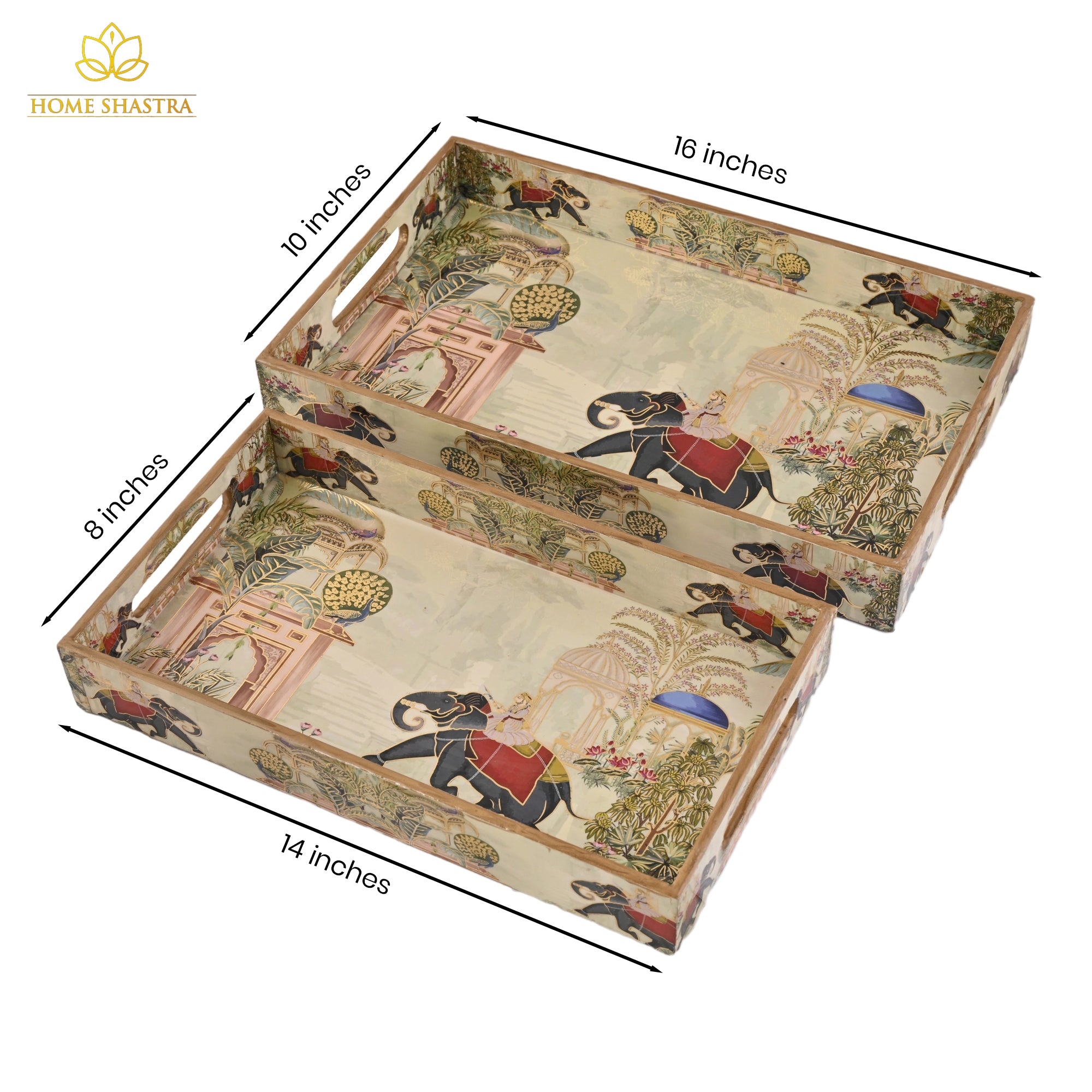 Royal Elephant Tray Large Medium