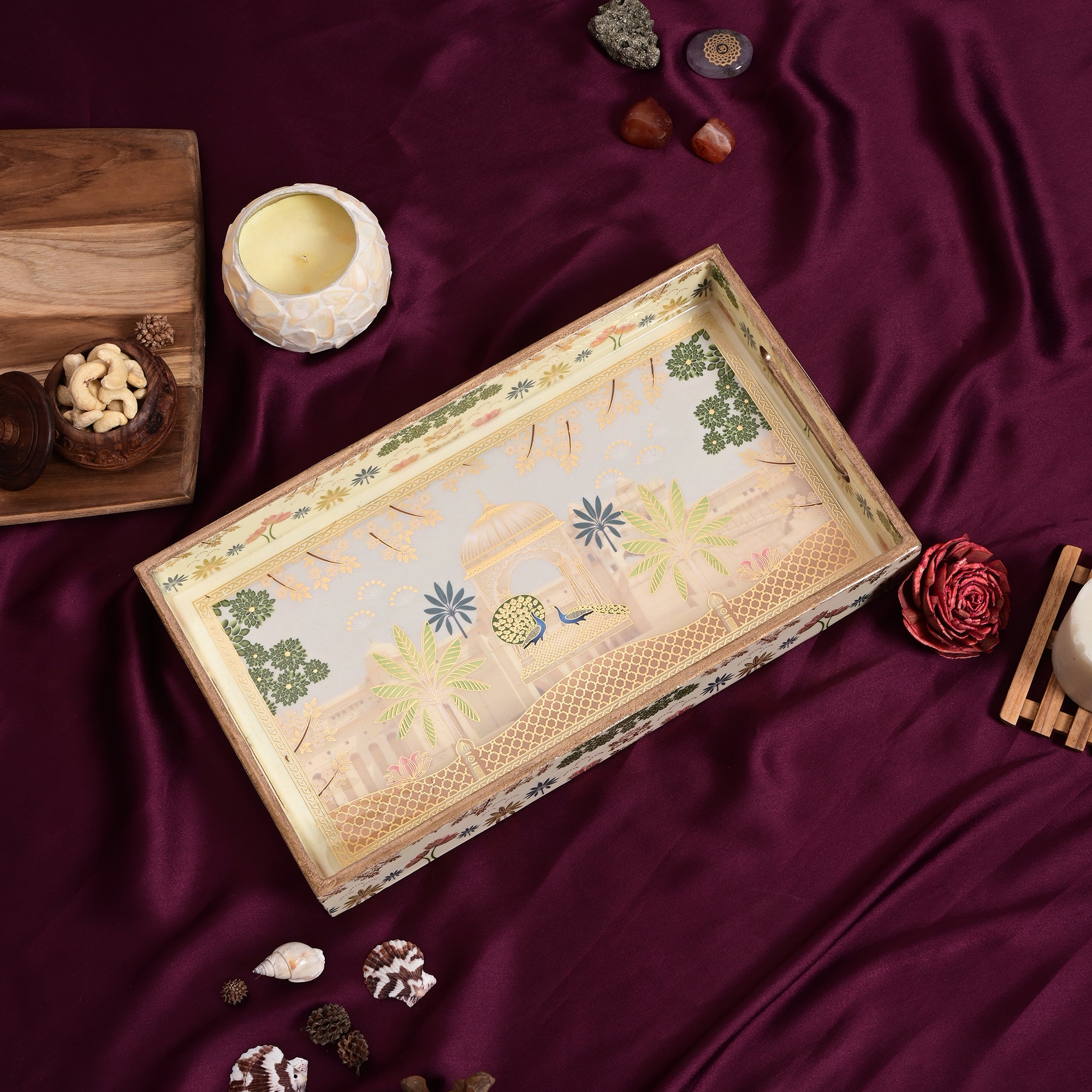 Royal Peacock Medium Tray