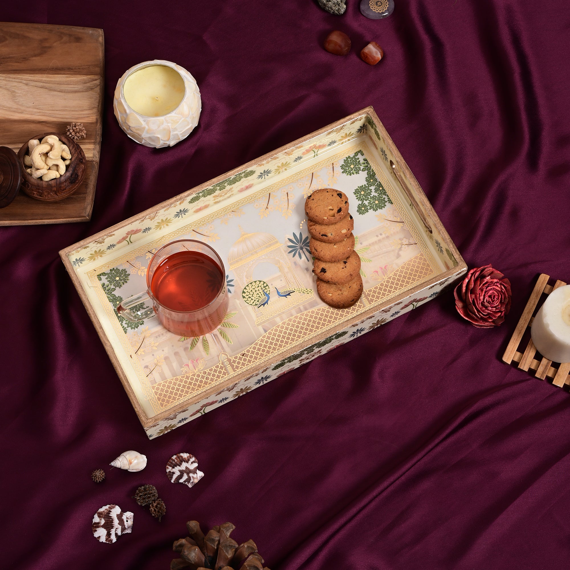 Royal Peacock Medium Tray