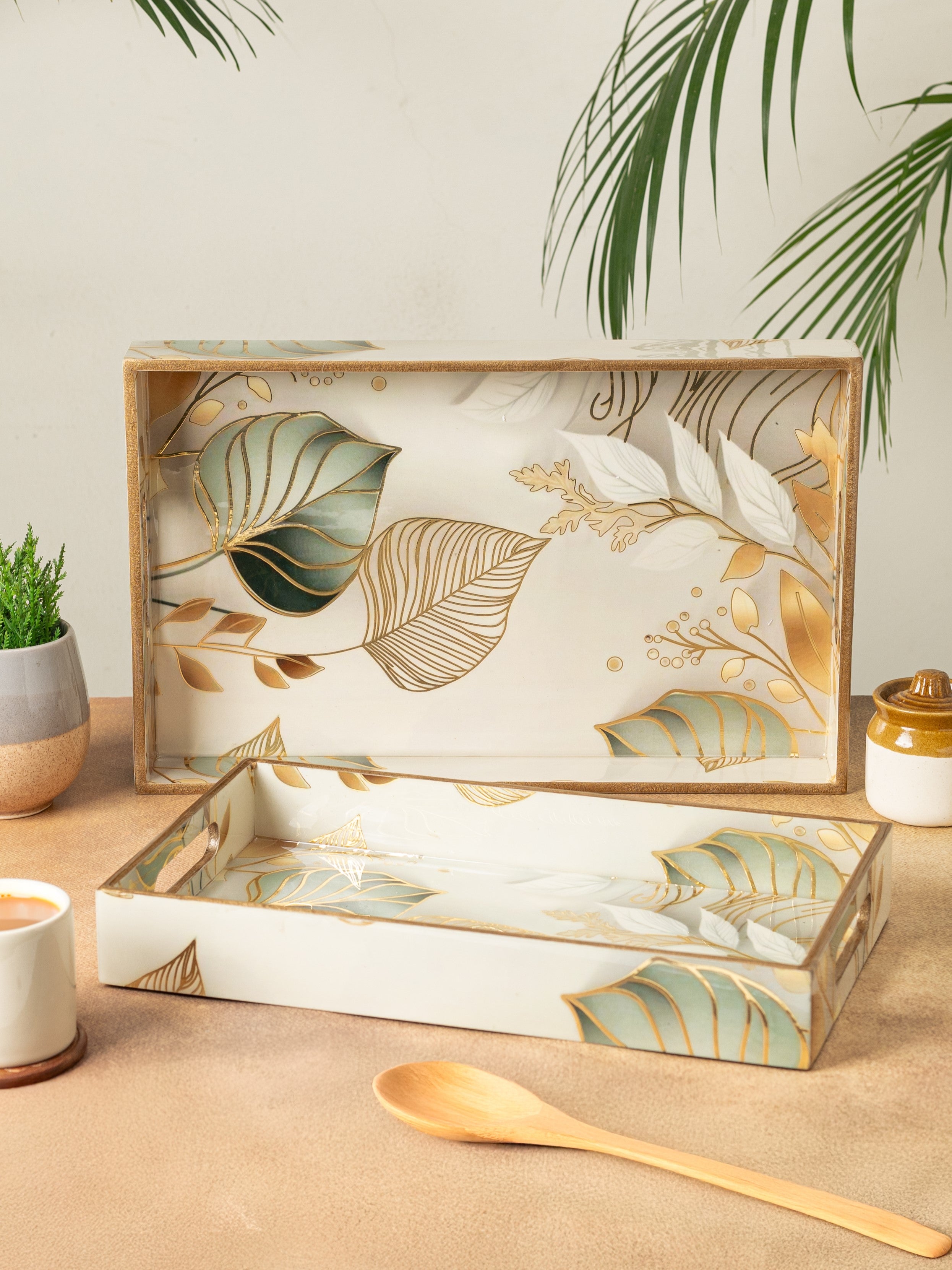 White Leaf Large Medium