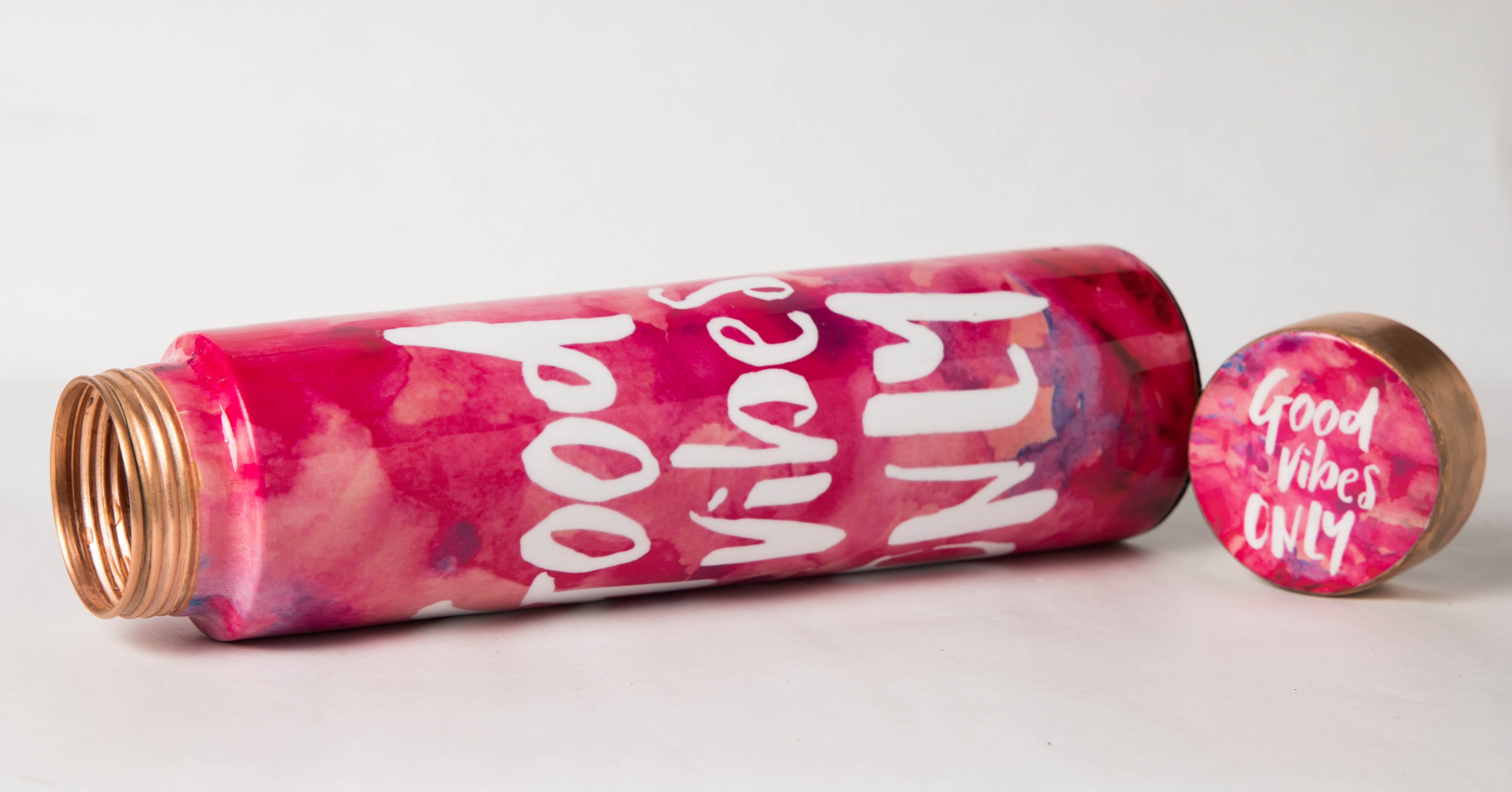 Good Vibes Copper Bottle