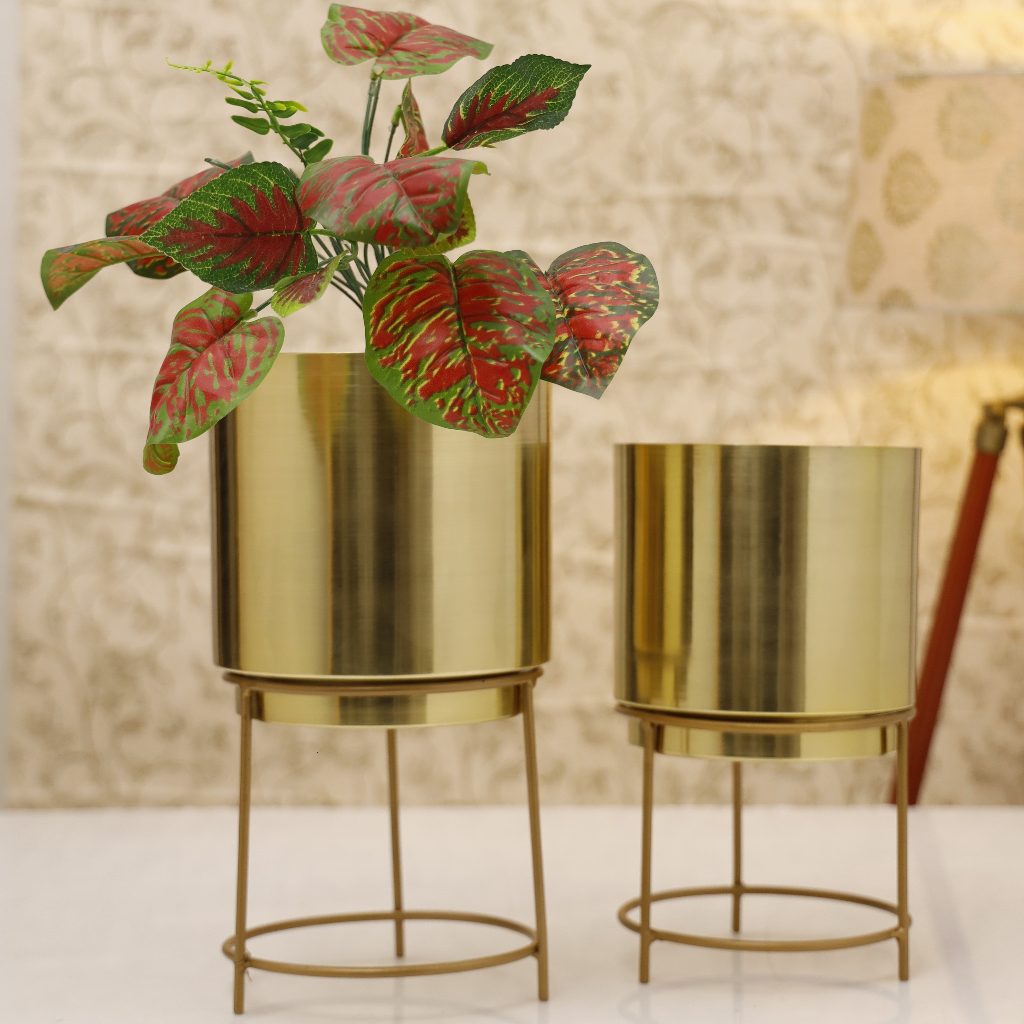 Raagi Gold Planters (Set of 2)