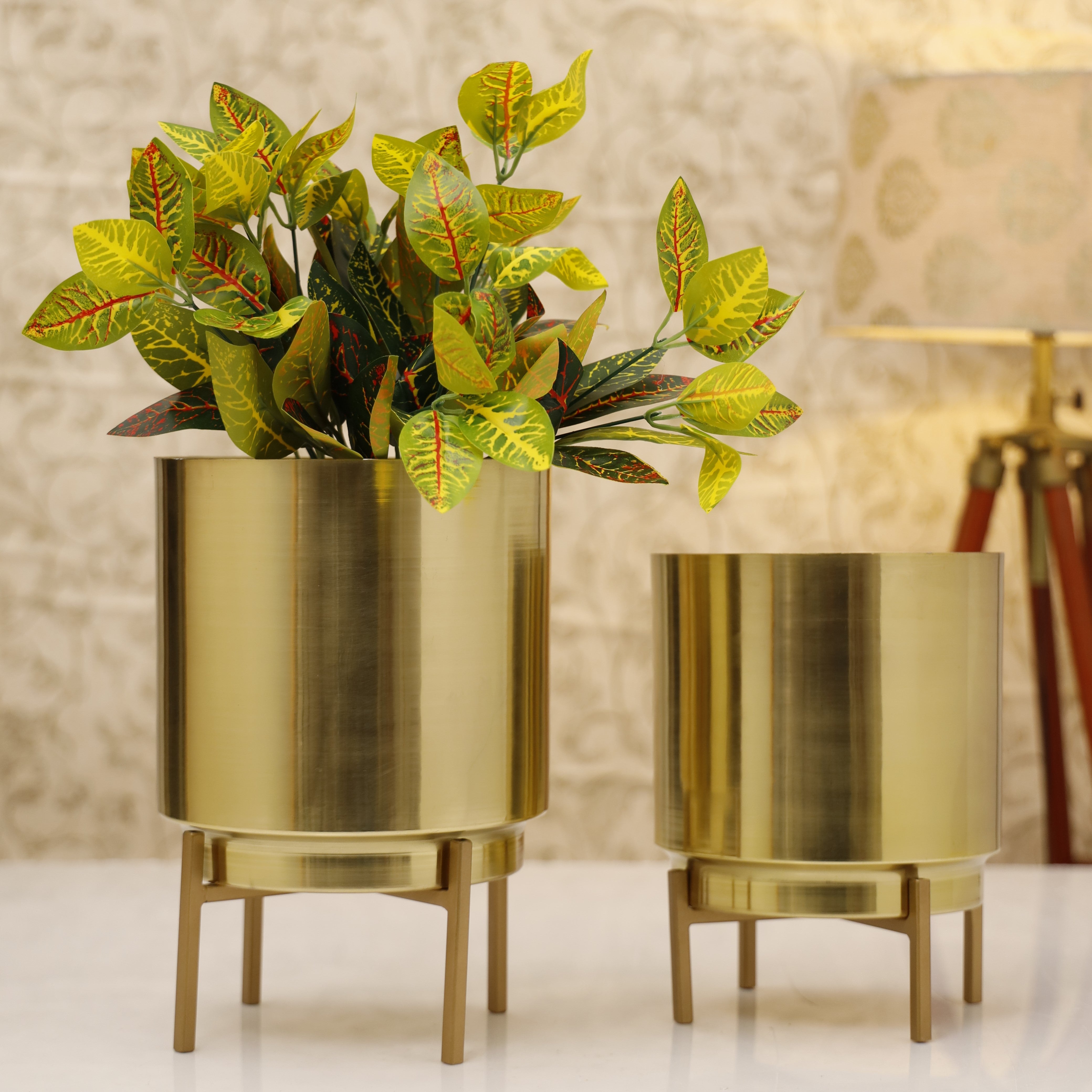Ember Gold  Planter  (Pack of 2)