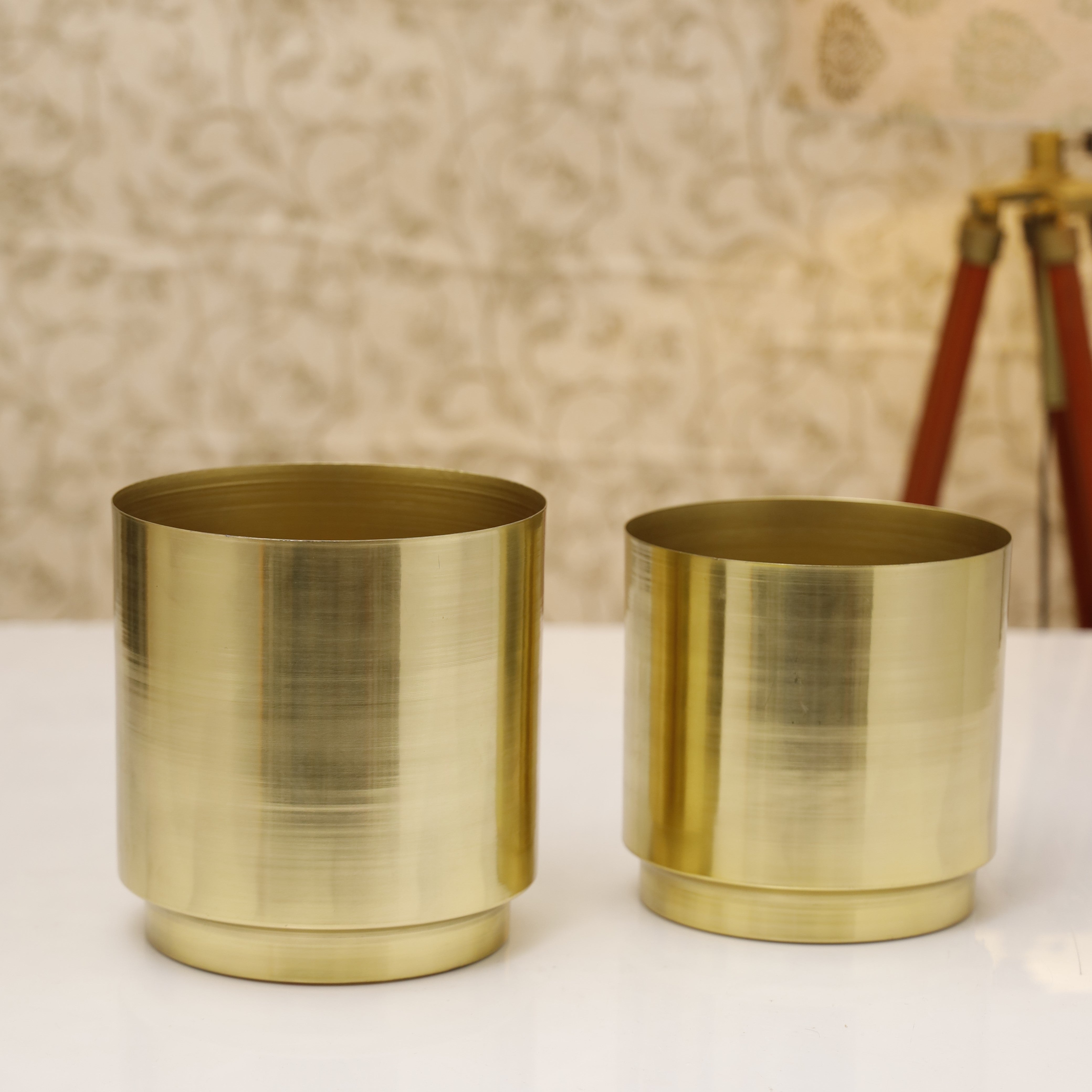 Dew Gold Planters (Set of 2)