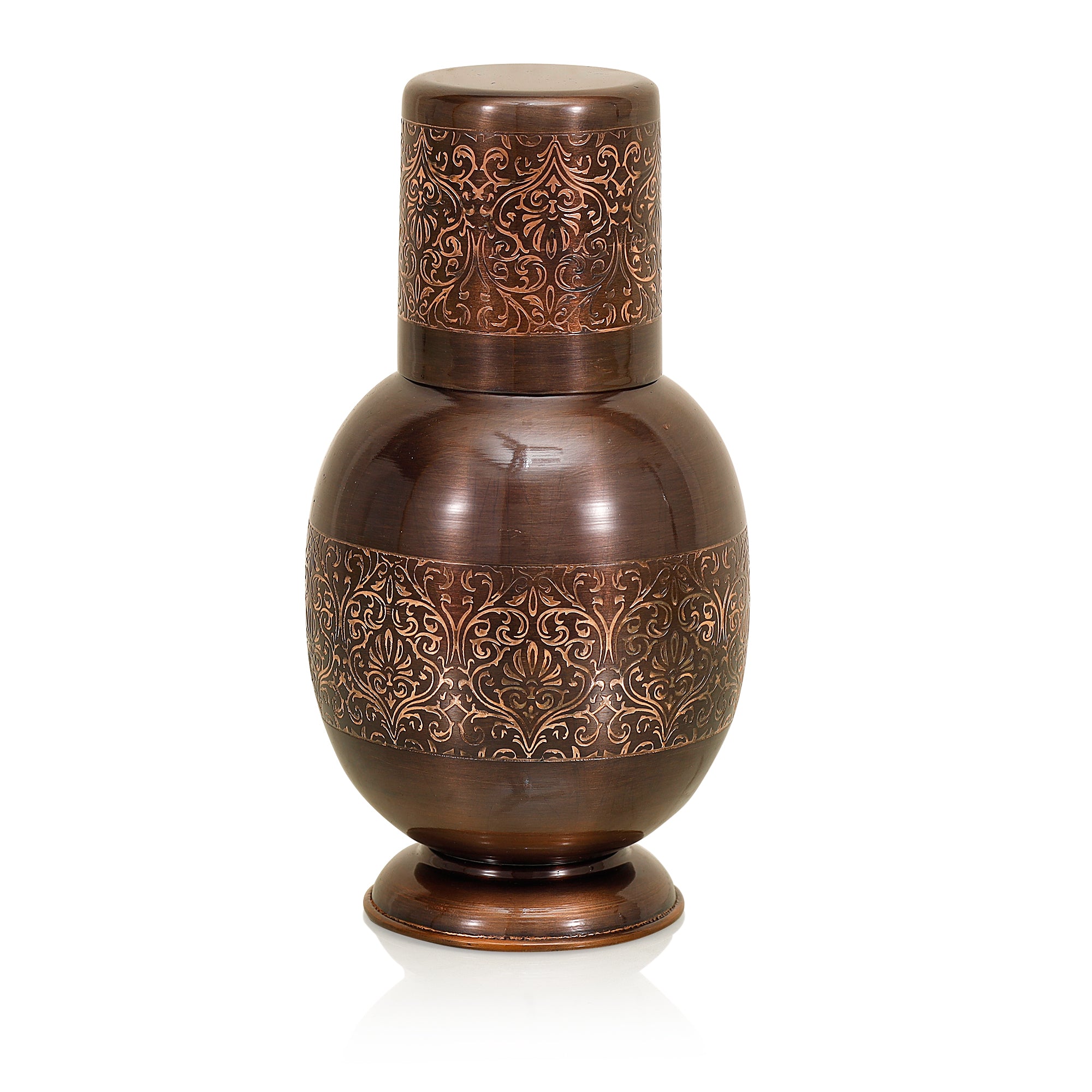 Antique Copper Surahi