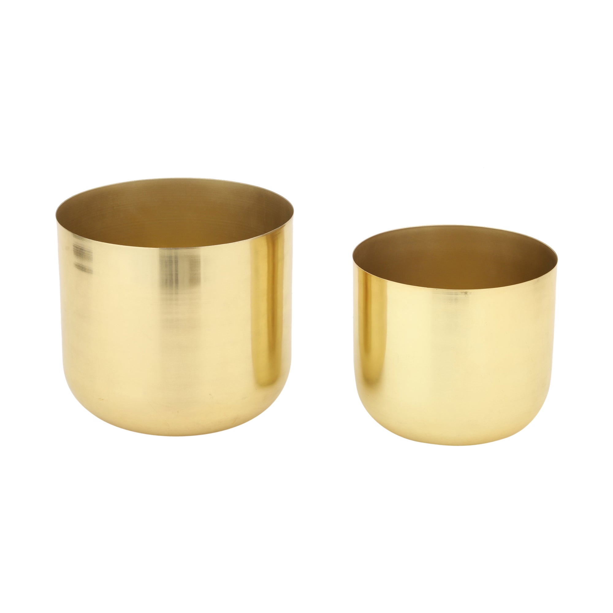 Allura Gold Set Planter (Set of 2)