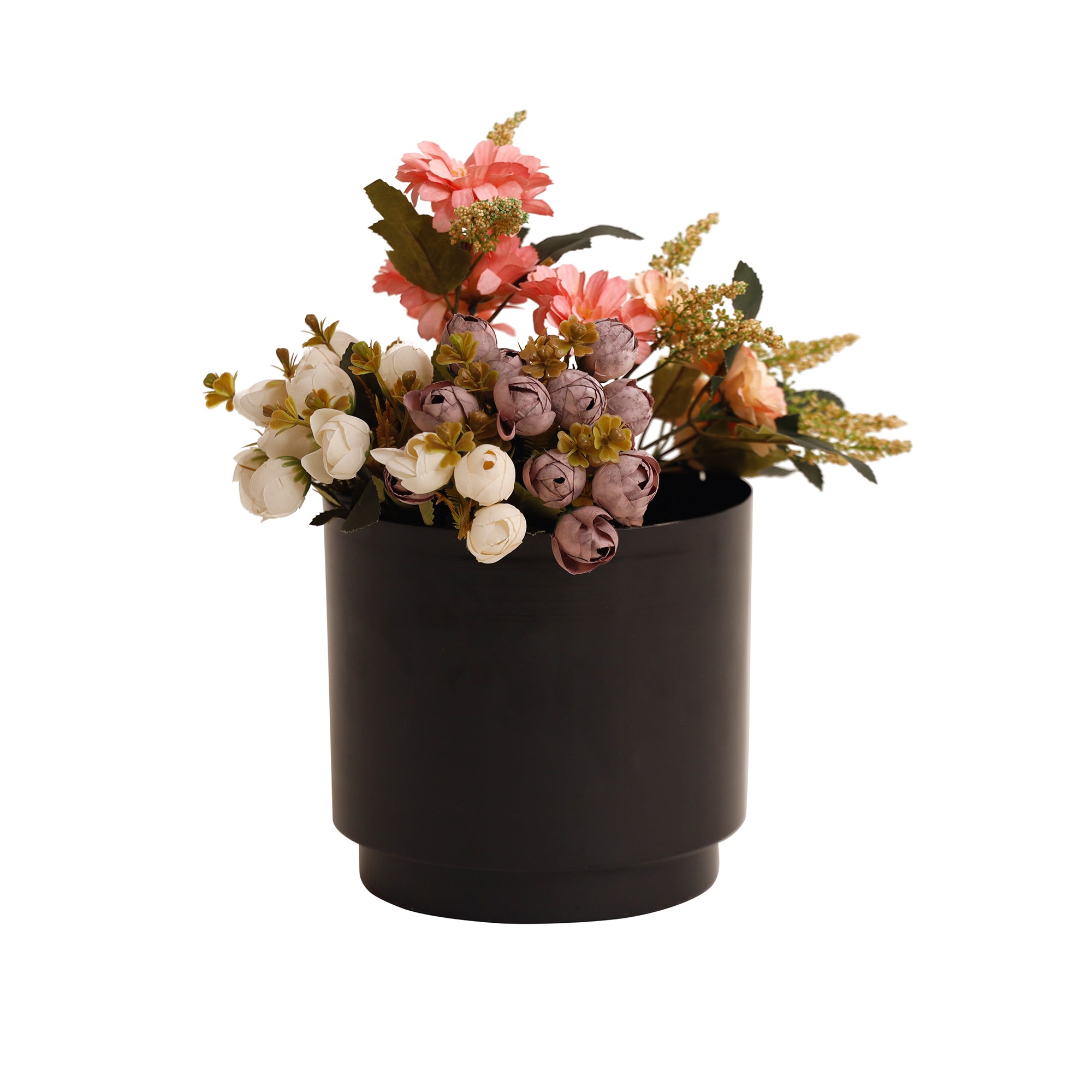 Dew Black Planter (Pack of 1)
