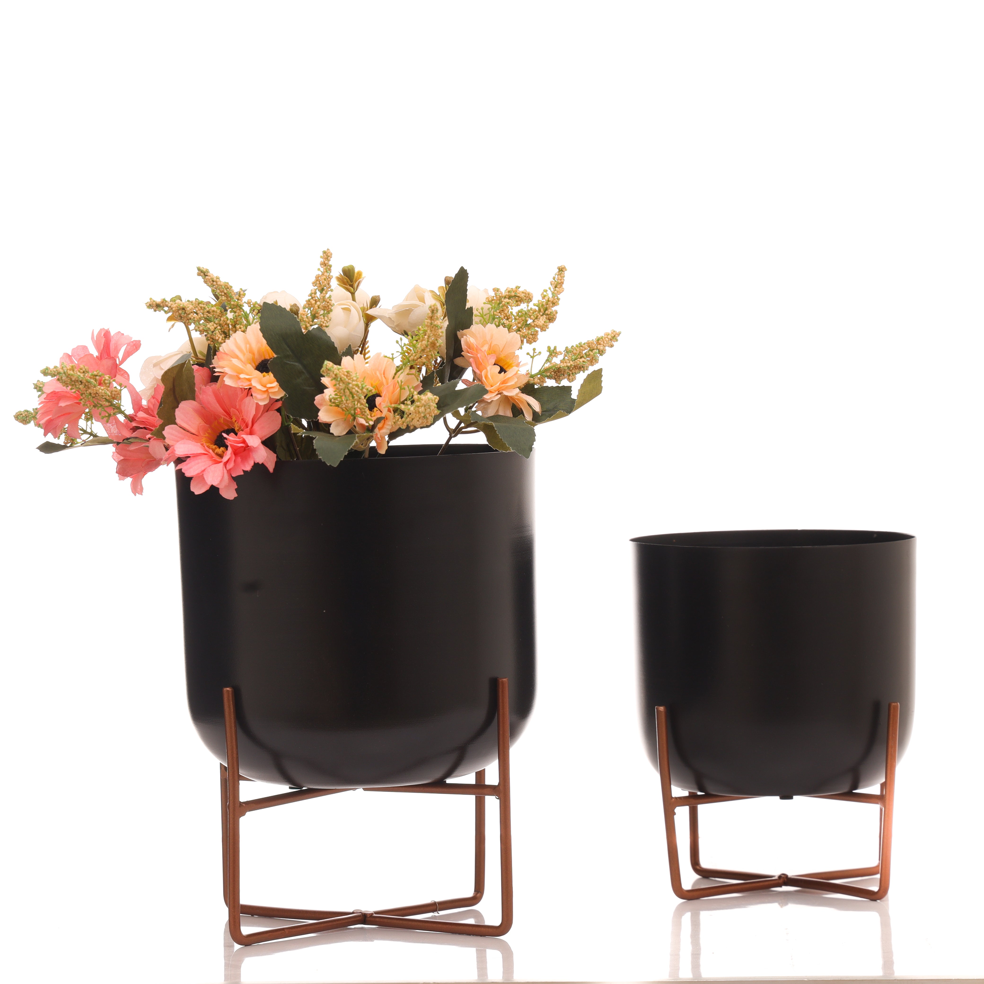 Olive Black Planters (Pack of 2)