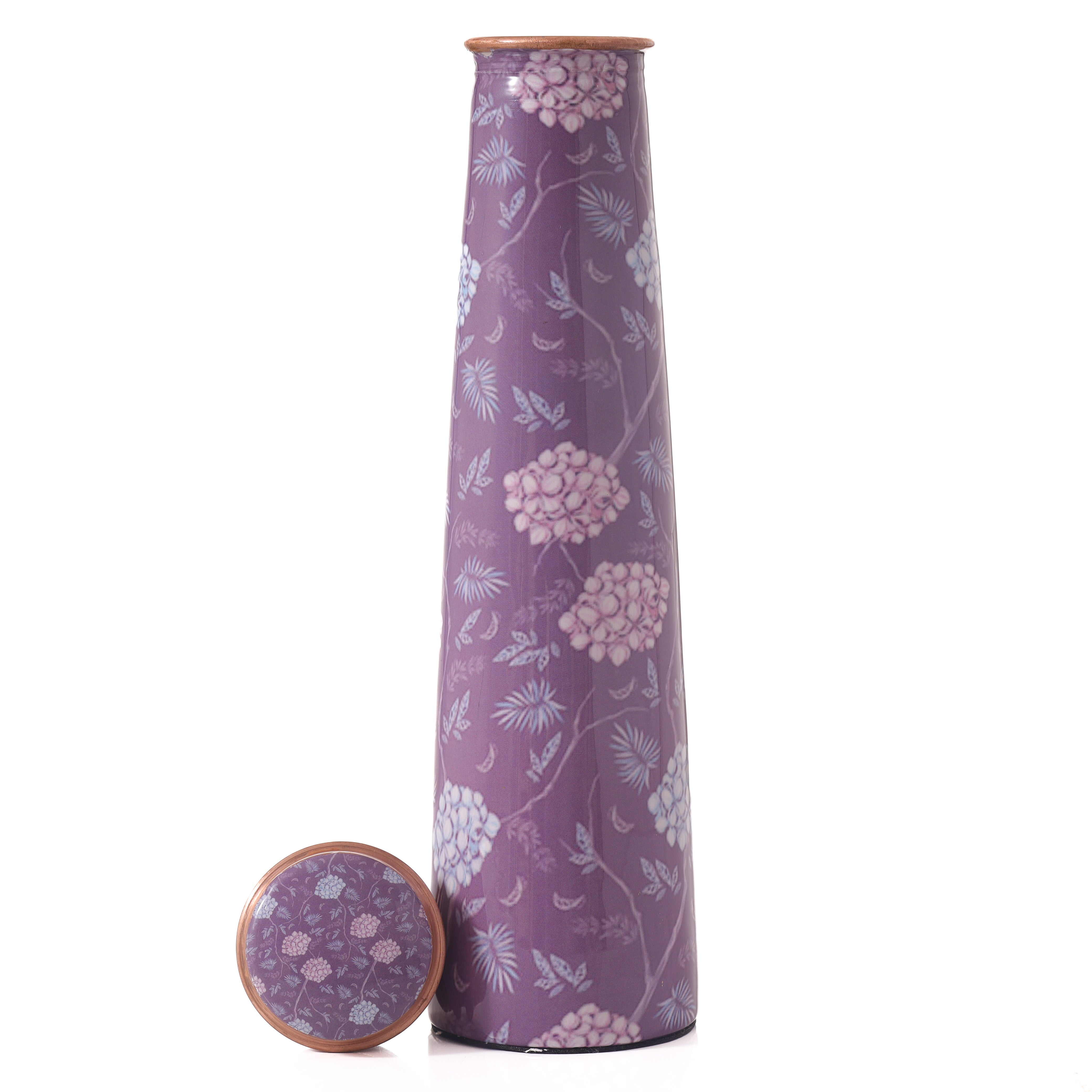 Periwinke Copper Bottle