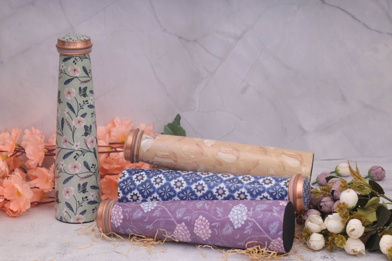 Mint Green Copper Bottle