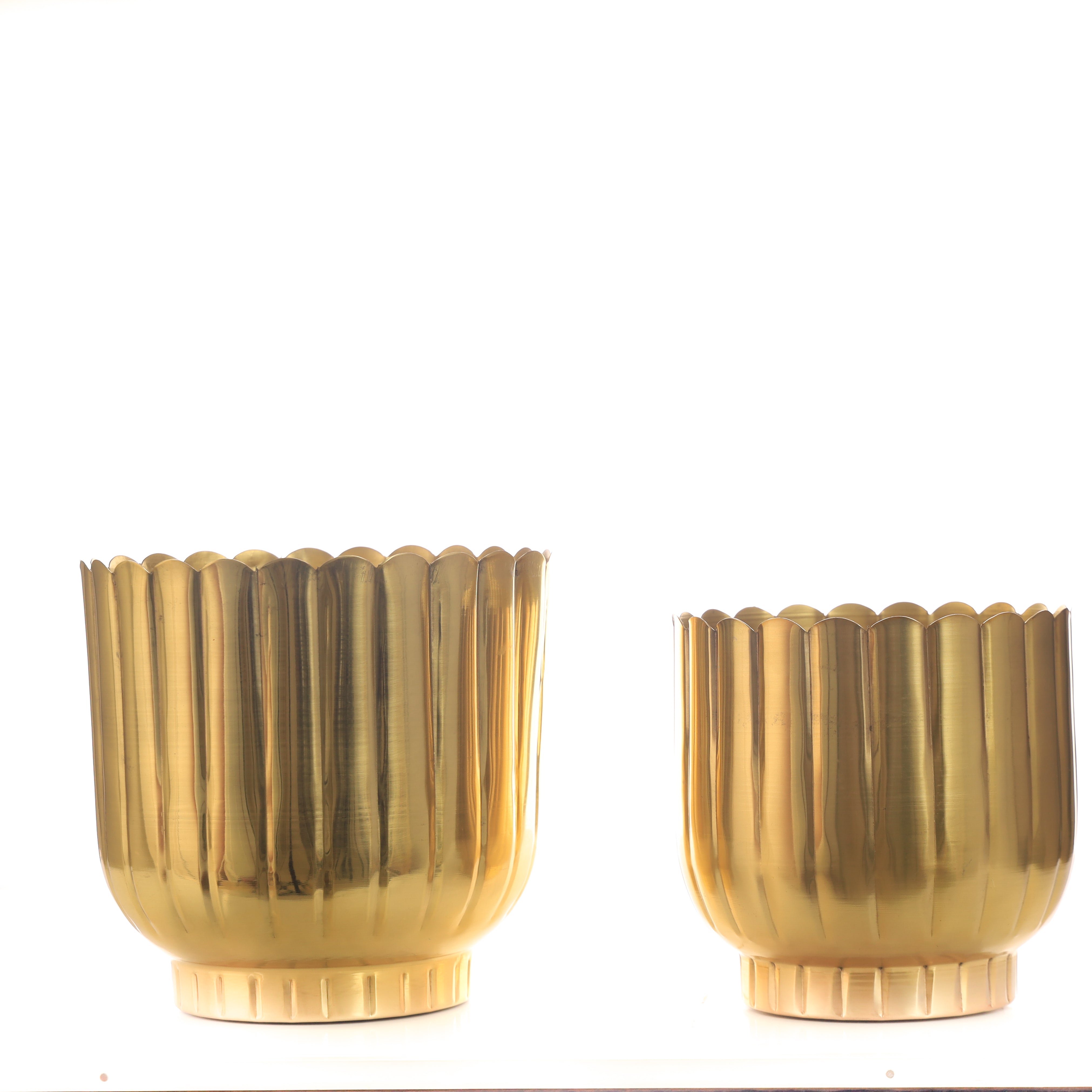 Coral Gold Planters