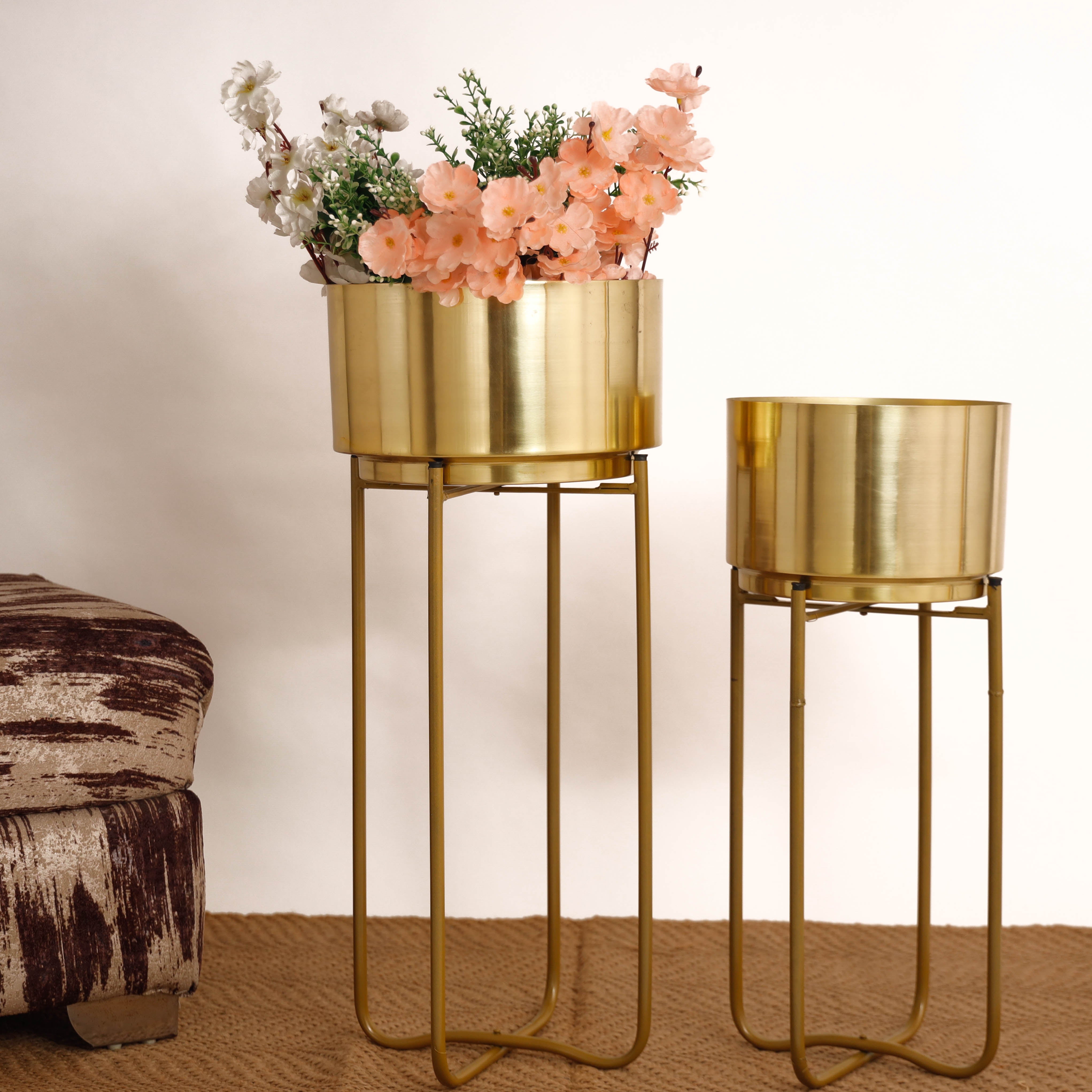 Oasis Gold Set Planter (Set of 2)